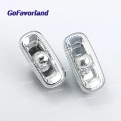 Luz de señal de giro lateral izquierda y derecha, lámpara 8E0949127 para Audi A3 2004-2008 S3 A4 S4 2001-2008 A6 2002-2008 S6 RS4 RS6, 1 par