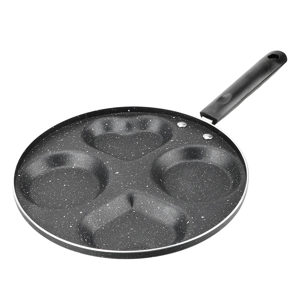 Máquina para hacer desayuno, sartén para tortilla gruesa, olla creativa para freír de 4/5/7 agujeros, sartén antiadherente para huevos, tortitas, carne, sartenes para cocinar huevos y jamón