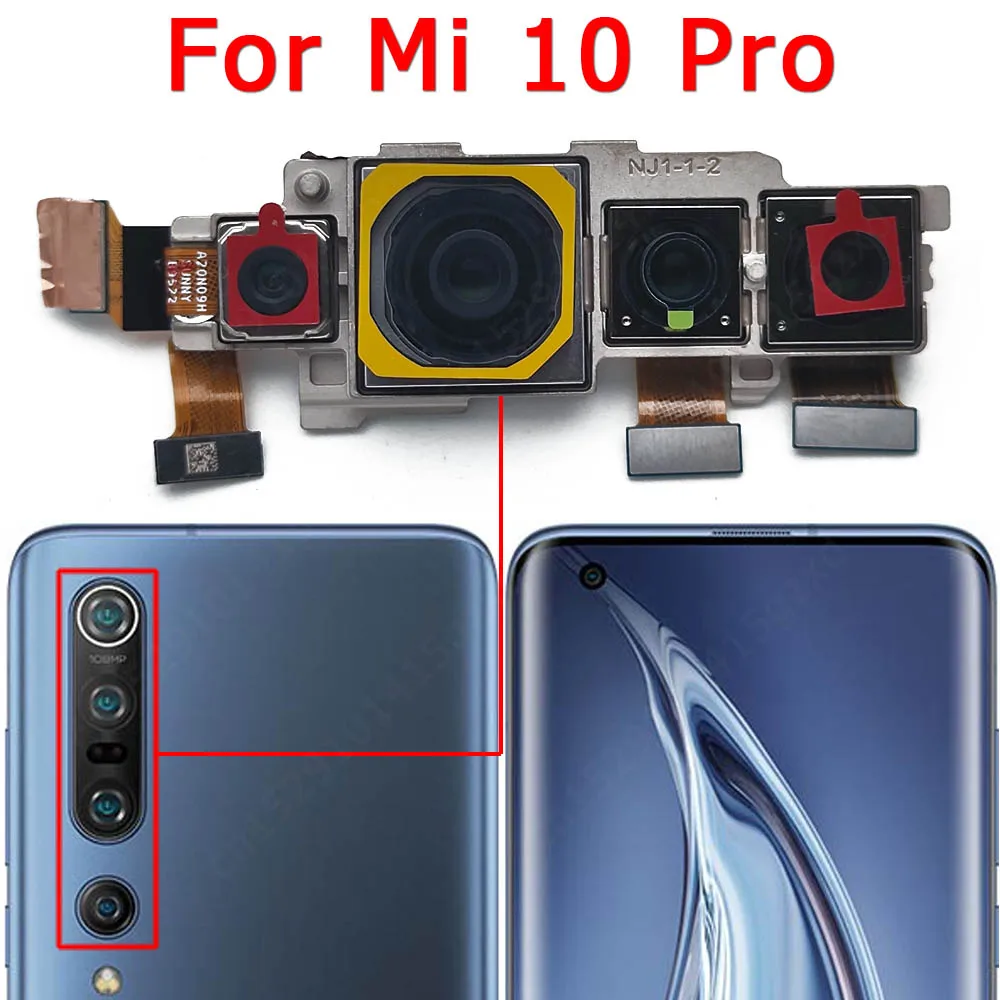 Rear Camera For Xiaomi Mi 10 Pro Mi10 10Pro Back View Main Big Backside Camera Module Flex Replacement Spare Parts