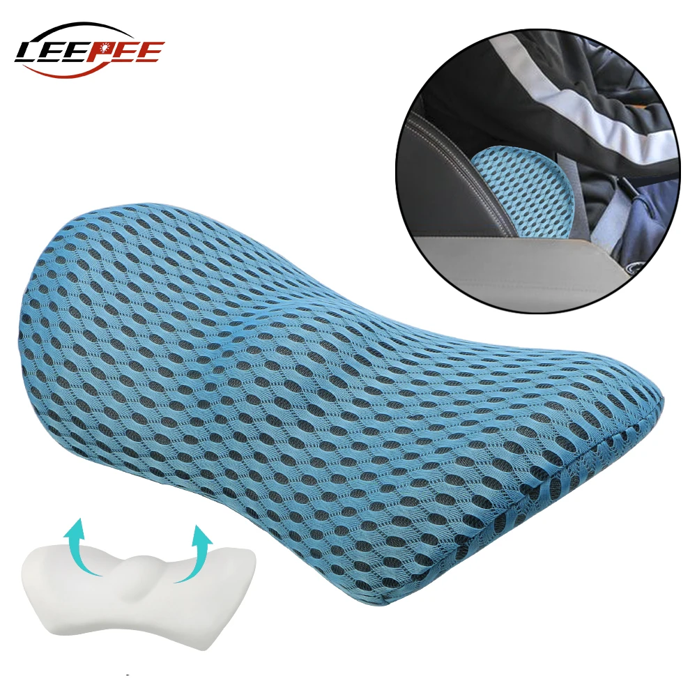 Car Seat Pillows Lumbar Support Waist Low Back Protection Cushion Mat Interior Off Road 4x4 RV Automobile Accessories Universal