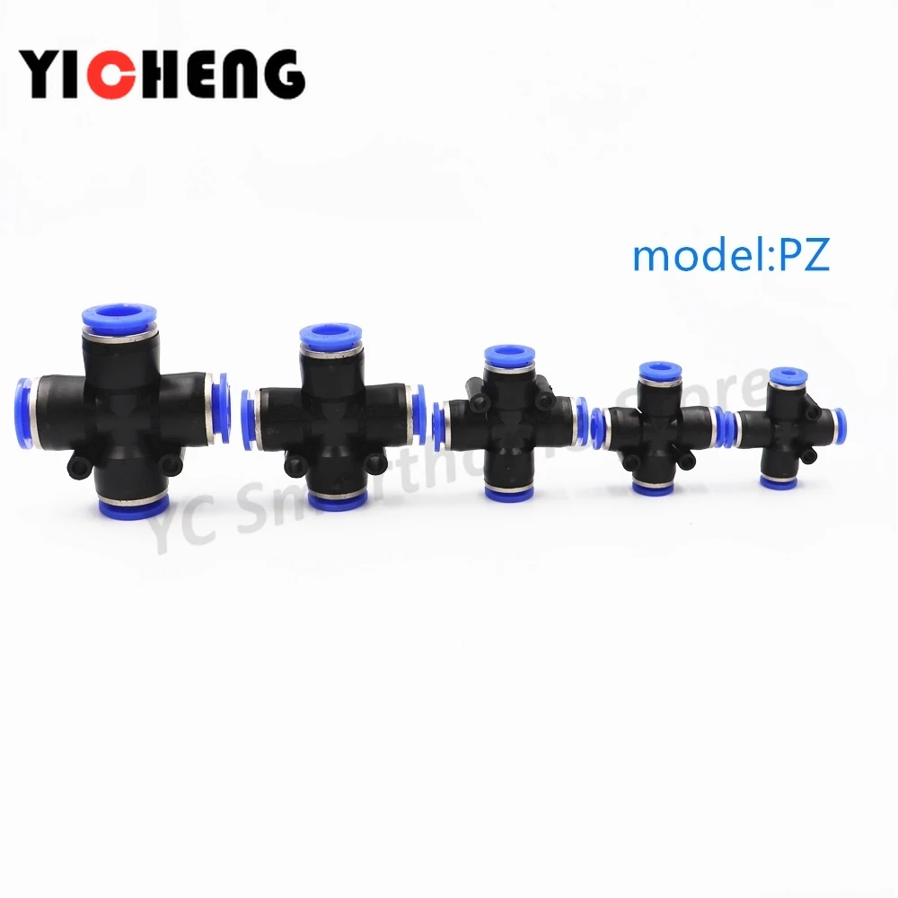 1Pcs Quick pneumatic plastic joint PU pipe butt joint, hose trachea joint, pneumatic components.Quick plug pneumatic valve - Image 6