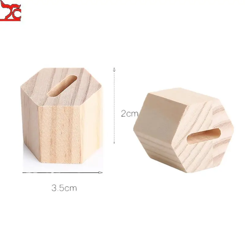 

Ring Storage Bamboo Wood Hexagonal Ring Display Stand Jewelry Stand Jewelry Storage Box Organza Jewelry Box