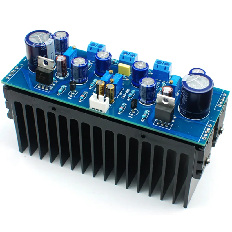 CIRMECH NEW HOOD 1969 NPN 2.0 Channel Class A مكبر للصوت لوحة مكتملة ومبددات حرارة