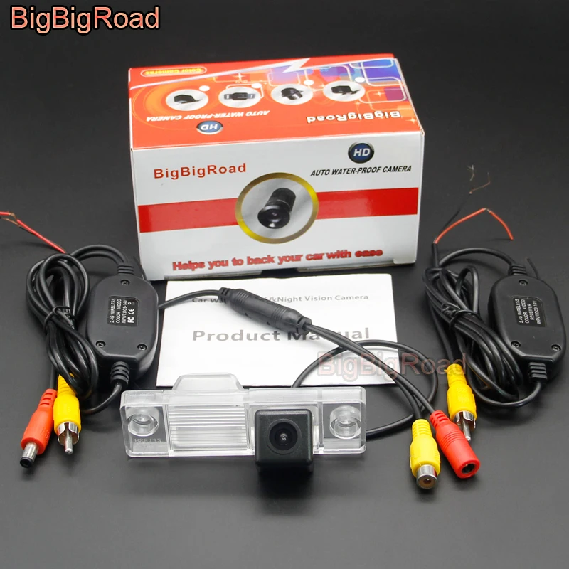 BigBigRoad per Daewoo Matiz Creative 2009 2010 2011 Car Rear View CCD Parking Backup Camera impermeabile