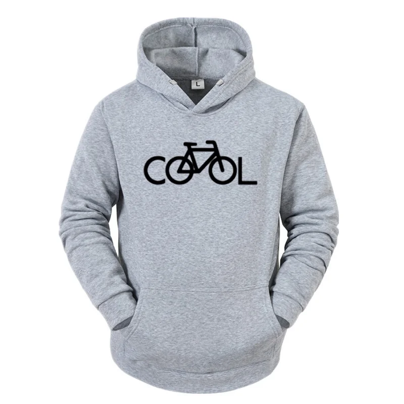 

Men's O-Neck Long Sleeve Hoodie Bike It's Cool Tops Autumn Pullover Leisure Brand Hoody Harajuku Clothes New