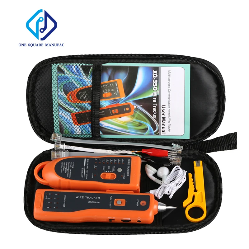 

Detector Cable Finder XQ-350 Line Tester Cat5 Cat6 RJ45 UTP STP Network Telephone Wire Tracker Tracer Diagnose Tone Tool Kit