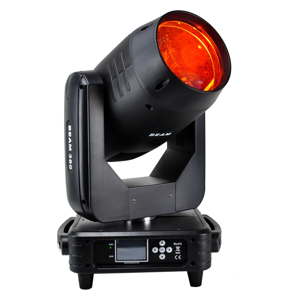 1IN1 Road Case Verpakking 19R 380 W DJ Intimidator Beam LED 380 Moving Head Effecten Lichtstraal 1,9 Graden Lens 3 Pin XLR Socket