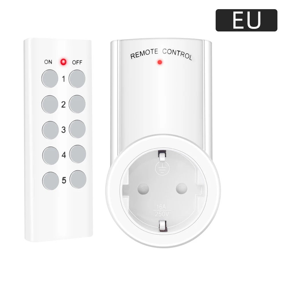 Wireless Remote Control 9938P RF Smart Socket Outlet Adaptor Wall 433mhz Electrical Switch Home Lamp EU UK US FR Plug 40%Off