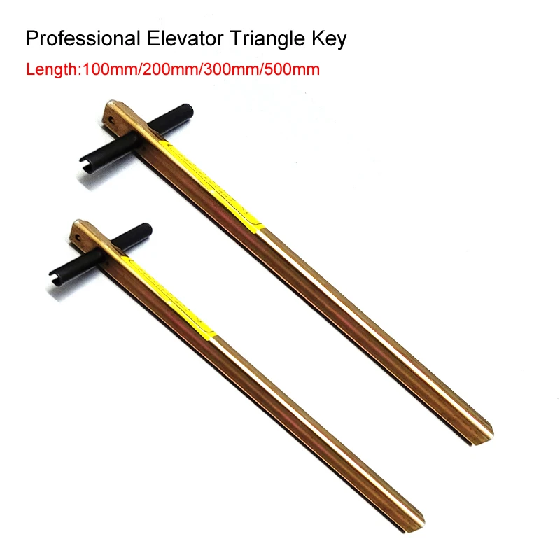 1Pcs Elevator Door Triangle Key  Universal Triangle Key Lengthened Elevator Parts 10cm/20cm/30cm/50cm