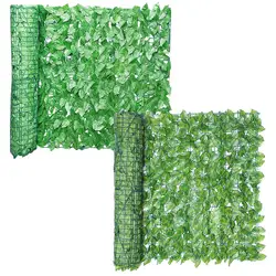 Artificial Ivy Fence Mesh Artificial Balcony Fence Garden Rattan Fence Balcony Privacy Screen Artificial Ivy Rolls