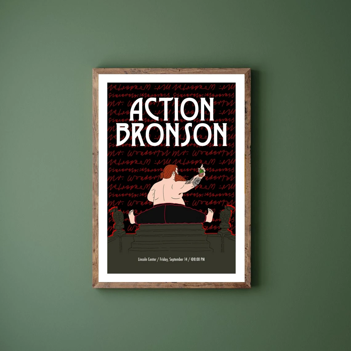 

Action Bronson Canvas Poster Home Wall Painting Art Decoration (No Frame)