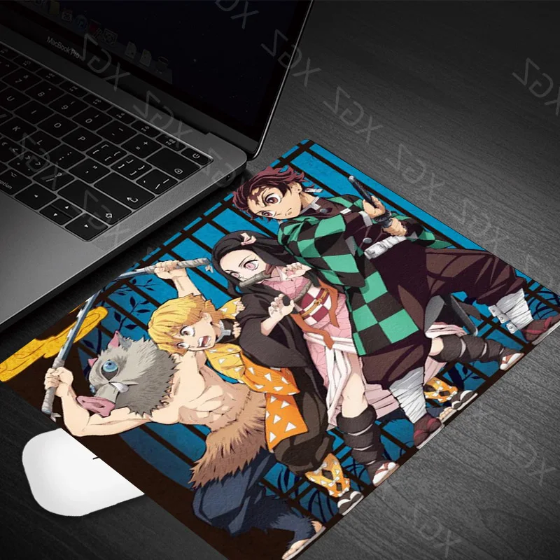 Yzuoan Kualitas Tinggi Anime Mouse Pad Devil 'S Blade Printed Nature Rubber Mouse Pad Tikus Bantalan Menghias Meja Pemain mat 22x18cm