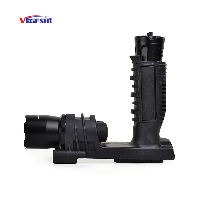 Tactical LED M910L Type Vertical Downhang Flashlight For Hunting Airsoft Rifle 20mm Rail  Light