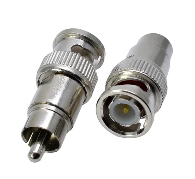 

10PCS BNC Male to RCA Male Coax Cable Converter Adapter for CCTV Camera