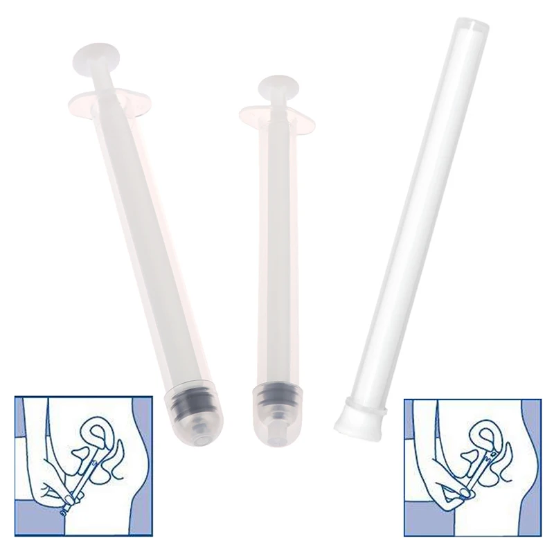 1 Pcs Vaginal Applicator Lubricant Injector Syringe Lube Disposable Anal Nasal Cavity Applicator Launcher Butt Plug Health Care