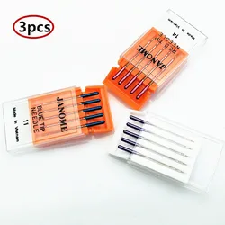 3PCS Sewing Machine Blue Tip Needle Size 11 Purple Tip Needles  Size14 Red Tip Needles Size 14 for Janome MC200E MC5000 YJ284