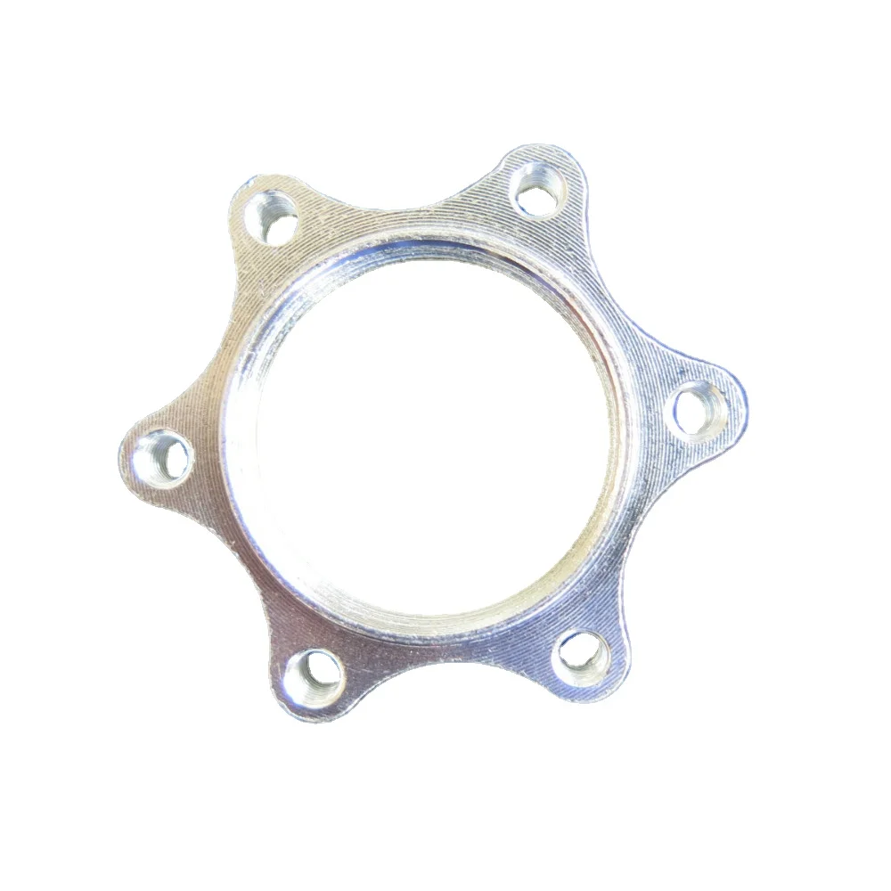 10PCS.For Disc Tray Flange Turn Pull Disc Brakes Bicycle Accessories Mountain Bike Seat Modified 6 Hole Threaded Seat