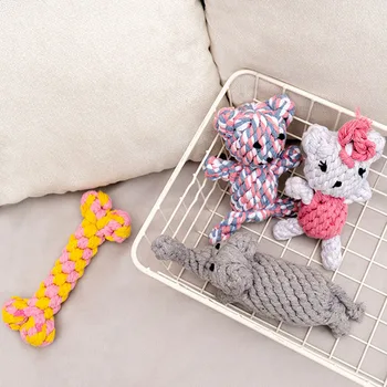 Dog Rope Knot Chew Ball 1