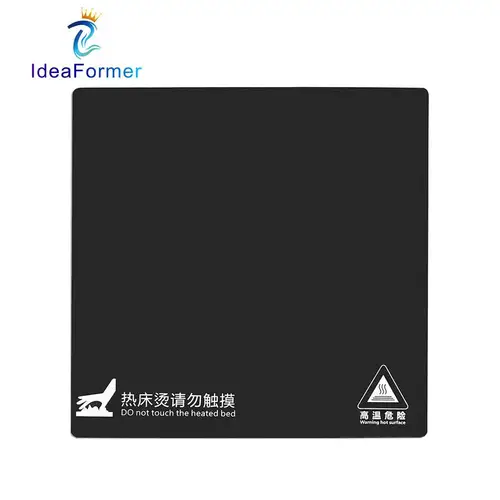 Imagen 2 del producto Pegatina cuadrada de cama térmica, placa de construcción de impresión para impresora 3d Ender 3 5 Anet A6 A8, sin Base magnética, 214/220/235/310mm, 1 unidad