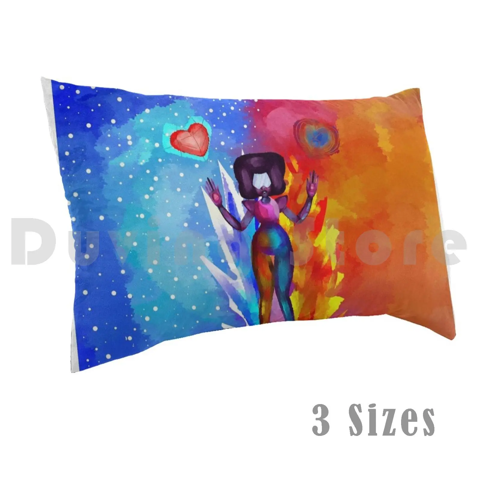 I Am Made Of Love Pillow Case Printed 50x75 Steven Universe Garnet Cute Sapphire Ruby Fanart Rupphire Sapphuby