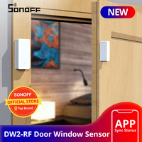 SONOFF DW2 RF 433Mhz Wireless Door Window Sensor App Notification Alerts For Smart Home Security Alarm Works SONOFF RF Bridge
