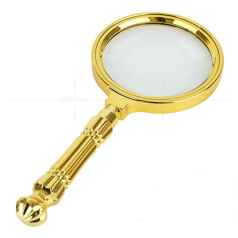 Portable High times Magnifying Glass for Jewelry Eye Loupe Handheld Magnifier for Elder Reading Sewing Crafts Glass lenses lupa