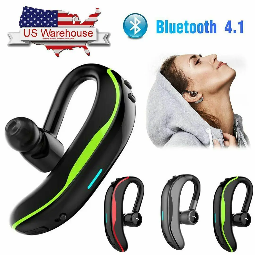 Wireless Earphones Sport Headset Over-Ear Earphone with Mic Noise Cancelling for iPhone 12 11 Samsung Galaxy S10 S9 S8 LG G7