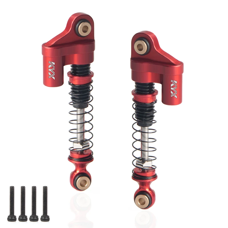 

KYX Racing CNC Machined 37mm Aluminum Shock Absorber Upgrades Parts for 1/24 RC Crawler Car Axial SCX24 Deadbolt JLU C10 B-17