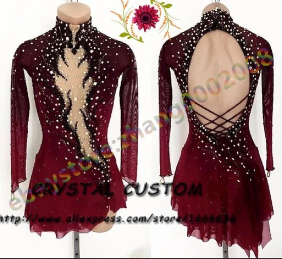 Women Ice Skating Dresses New Brand Figure Skating Dresses For Competition DR4901
