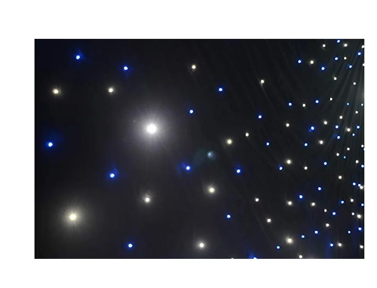 The cheapest price from factory 4x6m led star curtain for stage backdrop wedding decoration