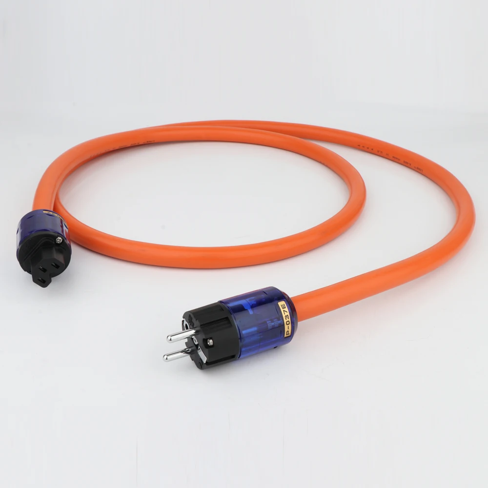 สายเคเบิลสำหรับเครื่องเสียงพร้อมขั้วต่อ P037E + C037สายทองแดงแท้ใช้อ้างอิงสีส้ม