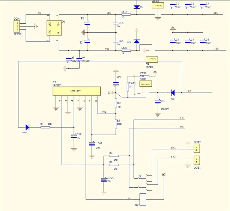 Assembled M4 Dual Channel 150W*2 Stereo Amplifier Board Imitated Sugden SF60 Circuit