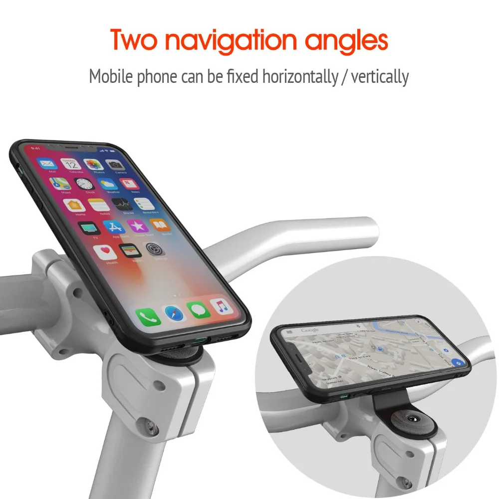Fahrrad-Vorbau-Telefonhalterung, Mountainbike-Telefonhalter, universeller Aluminium-Lenker, Handy, Radfahren, MTB, schnelles Befestigen/Entnehmen – Detail 17