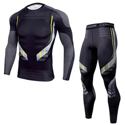 Männer Thermische Unterwäsche Für Männer Männlichen Thermo Camouflage Kleidung Lange Unterhosen Set Strumpfhosen Winter Kompression Unterwäsche Quick Dry