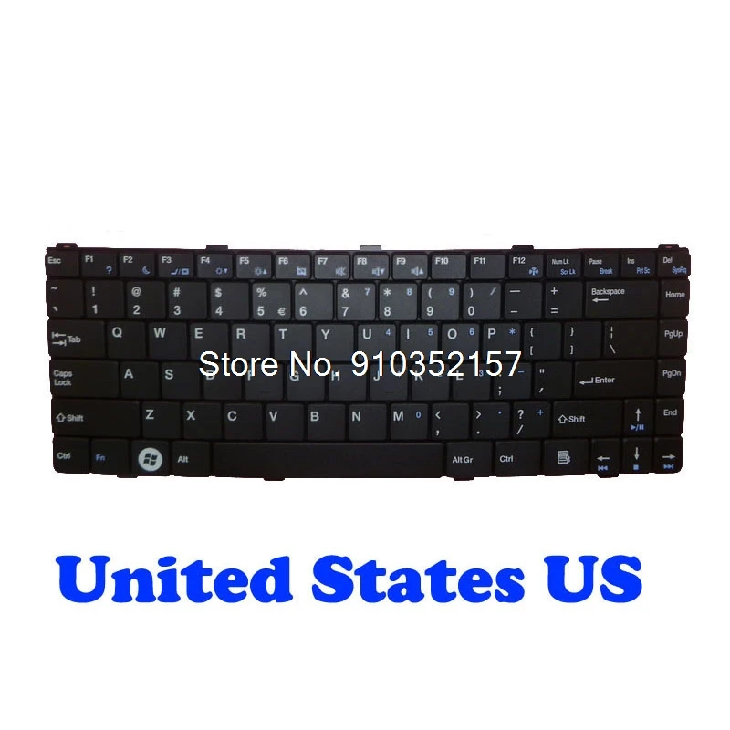 Laptop Replacement Keyboard For Kelyx PCW20 English US United Kingdom UK Chinese CN Black New