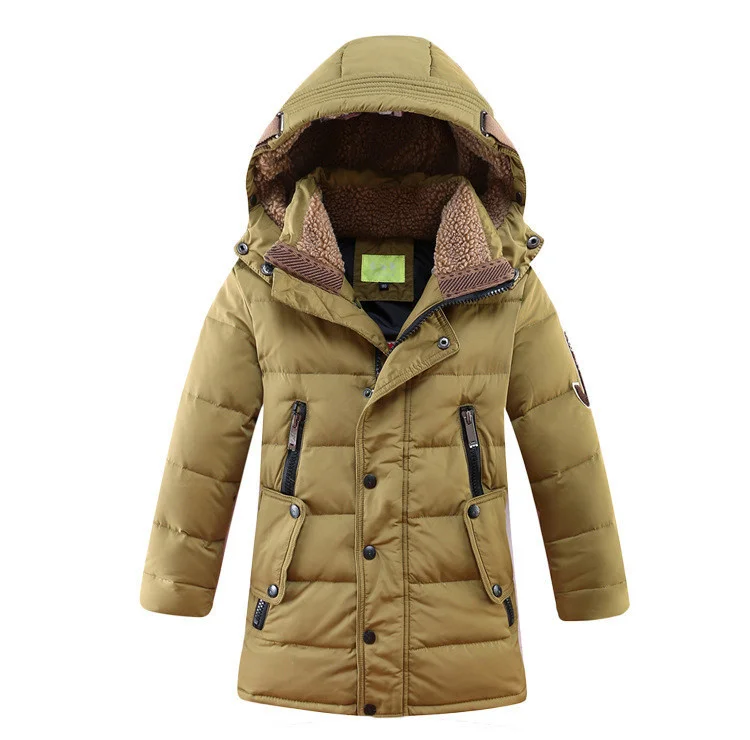 2026 Fashion Winter Duck Down Jacket for Big Boy Children Wear Parka Garments Clothes Thickened Hooded Feather Coat Clothing 6-1