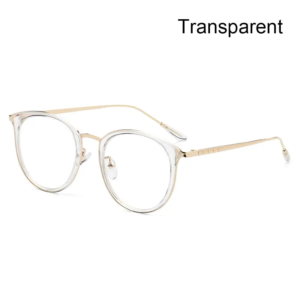 

Unisex Round Frame Transparent Optical Spectacle Glasses Flat Mirror Eyewear Eyeglasses