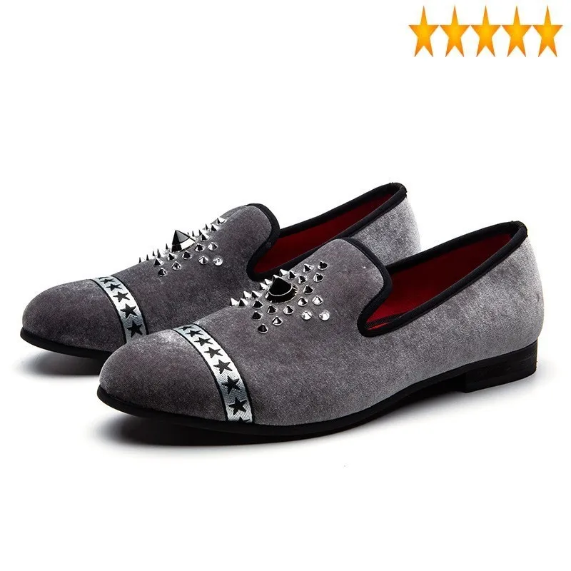 

Leather Spring Toe Summer Pointed Men Breathable Loafers Fashion Rivet British Business Formal Shoes Plus Size 46 Mocasine