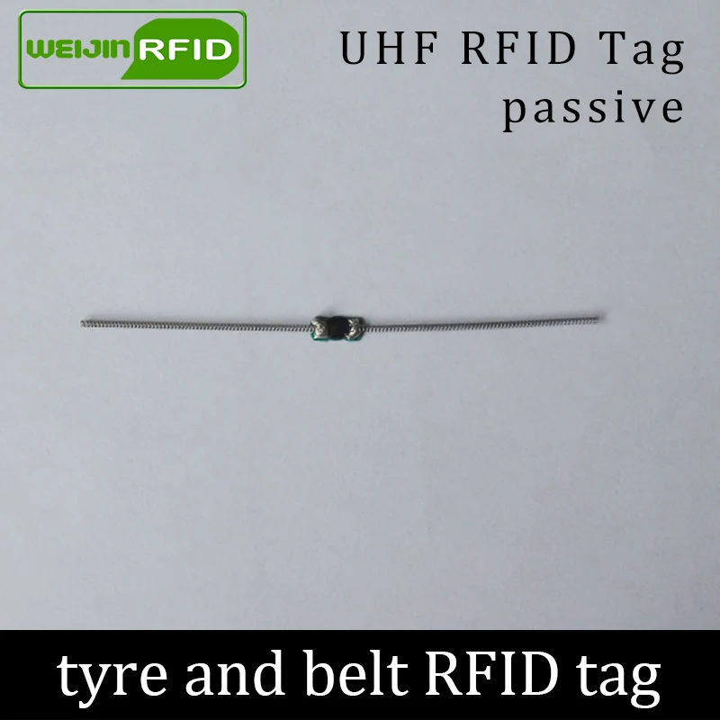 

UHF RFID tyre tag EPC Gen2 ISO18000-6C 915mhz 900mhz 868mhz 860-960MHZ 90*4mm Alien Higgs3 passive RFID belt tag