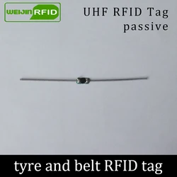 UHF RFID tyre tag EPC Gen2 ISO18000-6C 915mhz 900mhz 868mhz 860-960MHZ 90*4mm Alien Higgs3 passive RFID belt tag