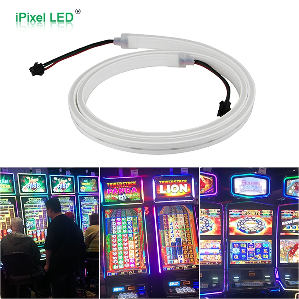 

Addressable RGB WS2811Mini LED Neon Flex Side Emitting 96PCS Lamps