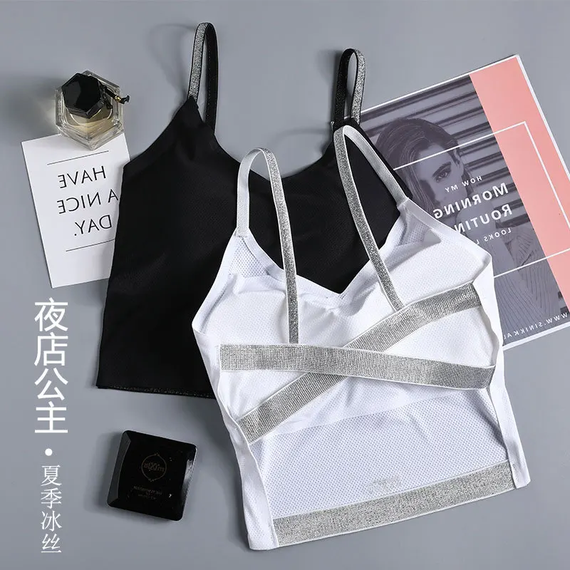 3D Sexy Lingerie Seamless Sport Bra Top Push Up Bralette Brassiere Women Underwear ice silk breathable mesh wrapped girl vest