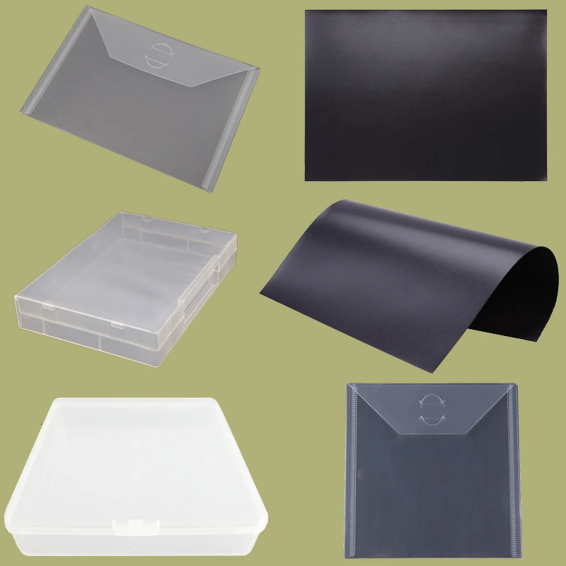 Magnet Sheets Storage Box Rubber Soft Magnetic Mats & Folder Bag for Storage Metal Cutting Dies Crafts 2021 New