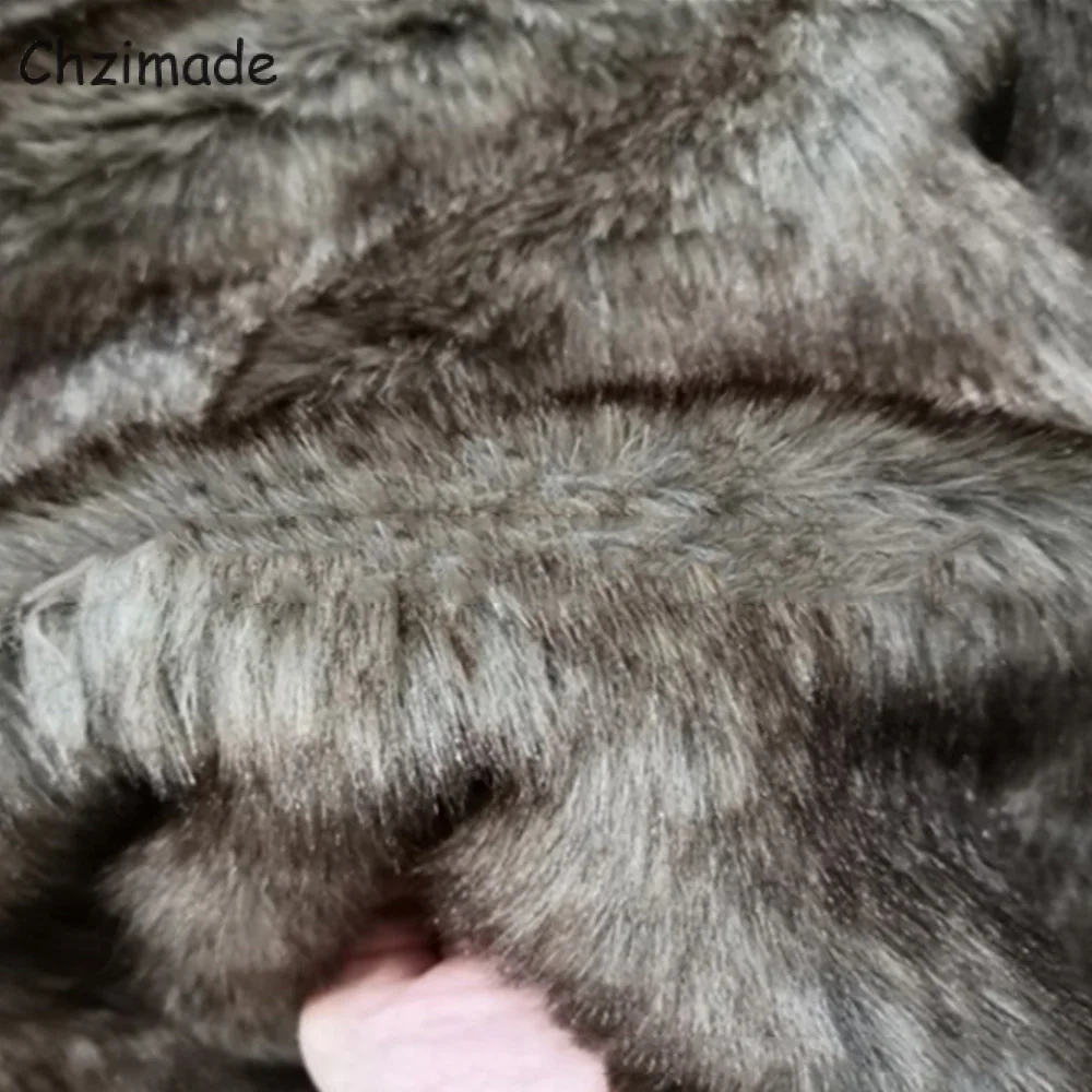 Chzimade A4 40x50cm Artificial Fur Long Hair Fabric Plush Fabric For Winter Clothes DIY Sewing Coat Hats Making Accessories