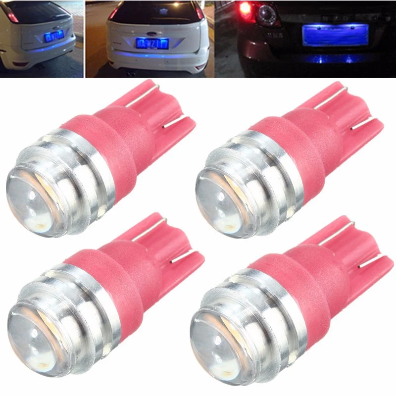 

4pcs/lot Super Bright 194 168 5630 0.8W 2SMD Led Auto License Number Plate Wedge Parking Light Lamp Bulbs DC 12V