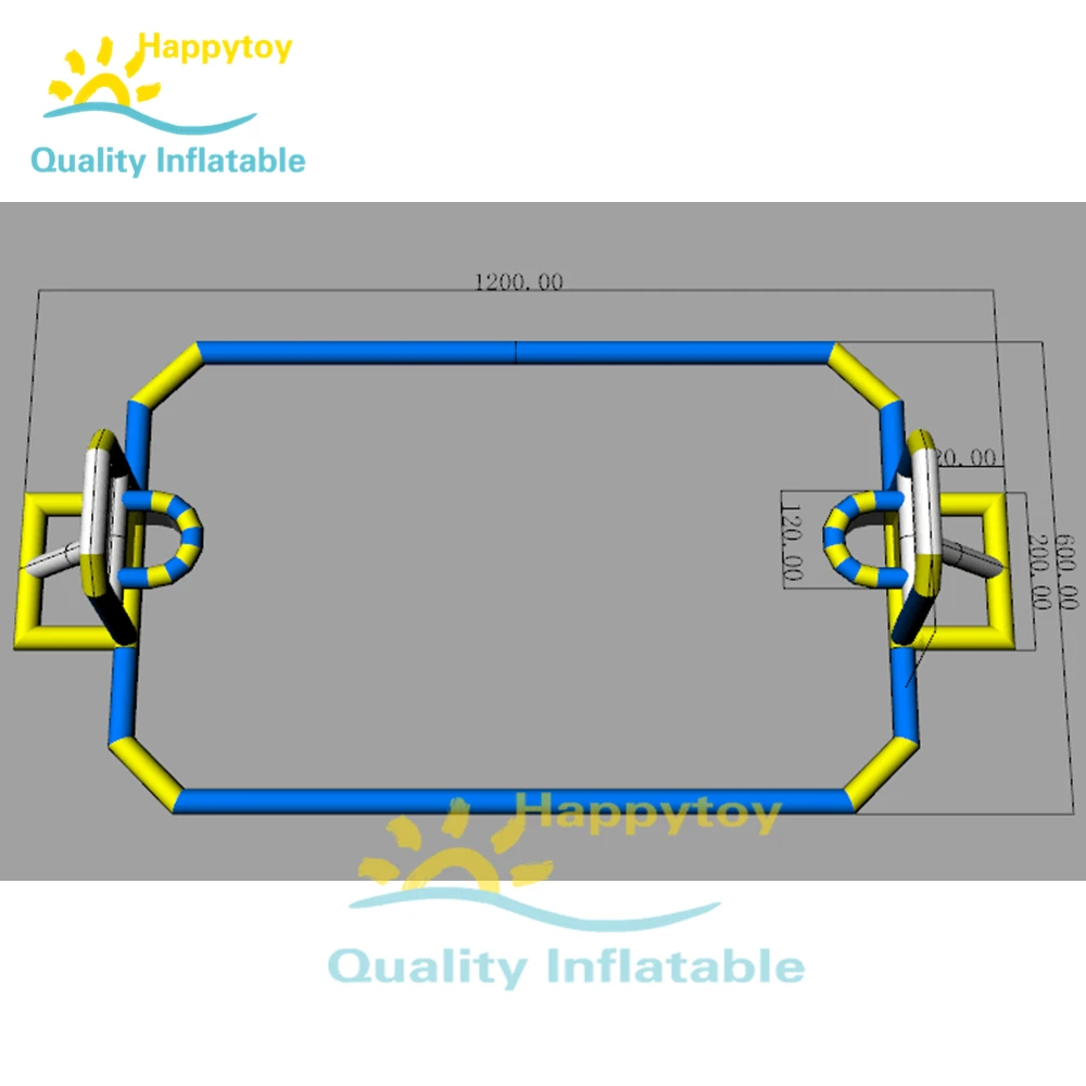 Aqua Park Inflatable Water Sport Games Floating Inflate Basketball Hoop Goald Court