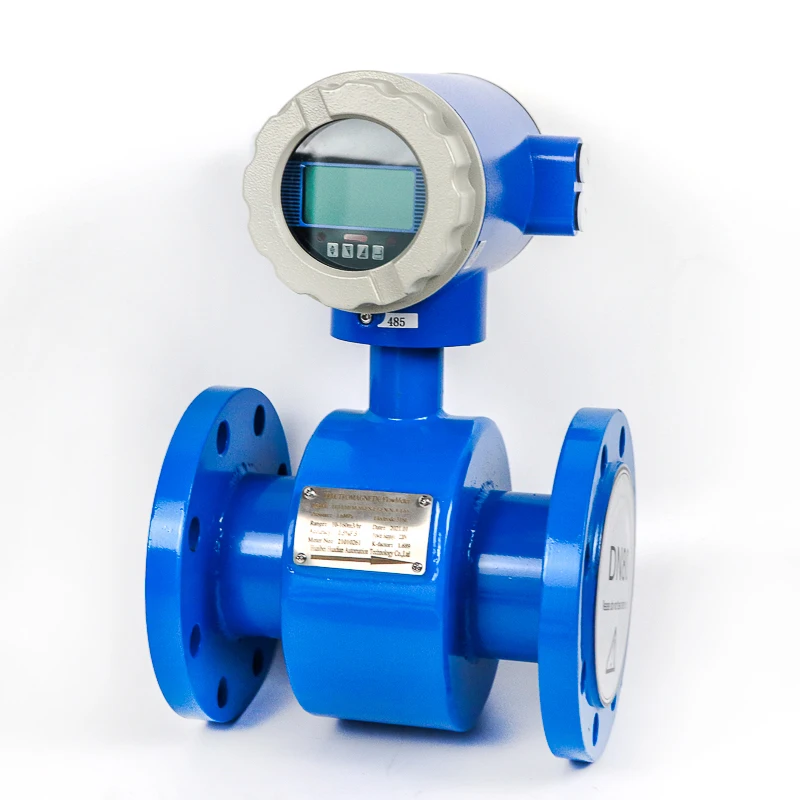 DN80 Electronic Diesel Electromagnetic Flowmeter With Flow Totalizer Price