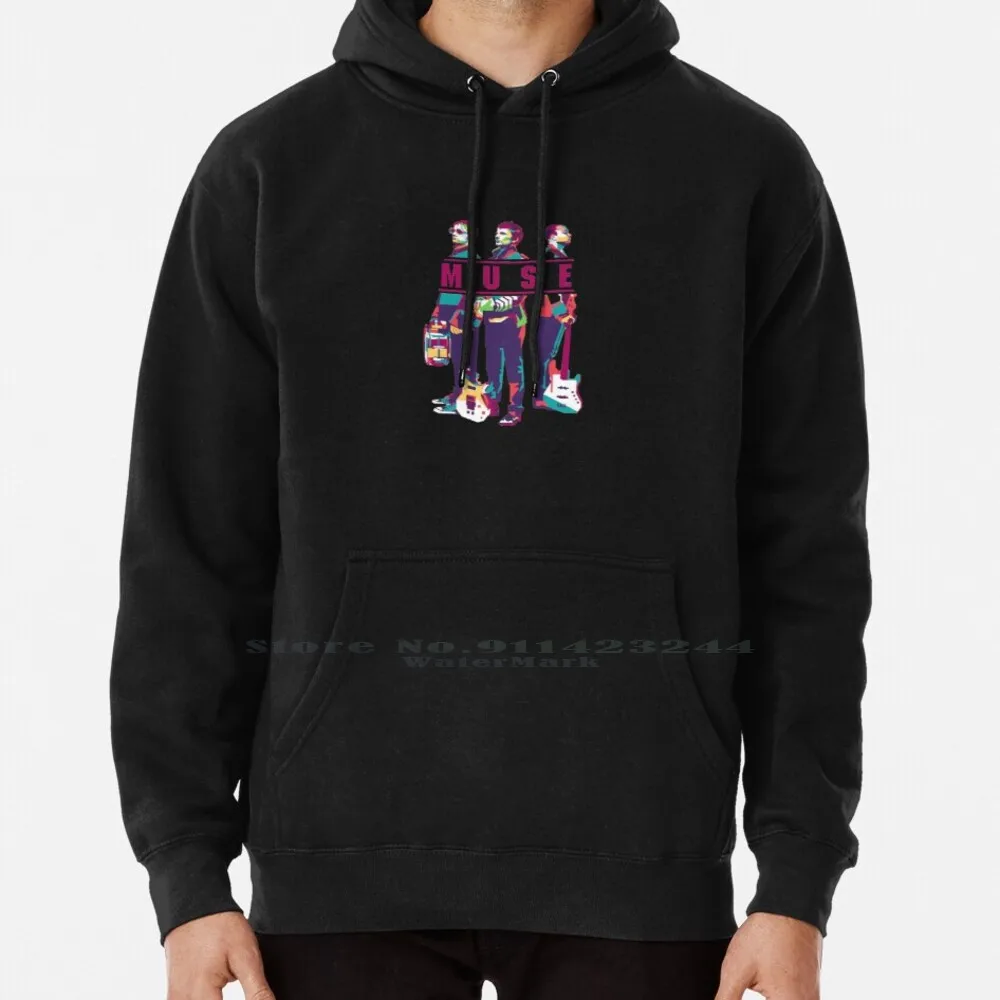 Muse Band Members Design Hoodie Sweater 6xl Cotton Muse Band Members Matt Bellamy Dominic Howard Chris Wolstenholme Women