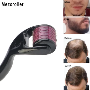 Mezoroller Beard Derma Roller DRS 540เข็ม Micro-Needling Roller สำหรับผม Re- Growth Skin Care Body Treatment microniddle MTS  0.2 / 0.25 / 0.3 / 0.5 / 0.75 / 1.0 / 1.5 / 2.0 / 2.5 / 3.0