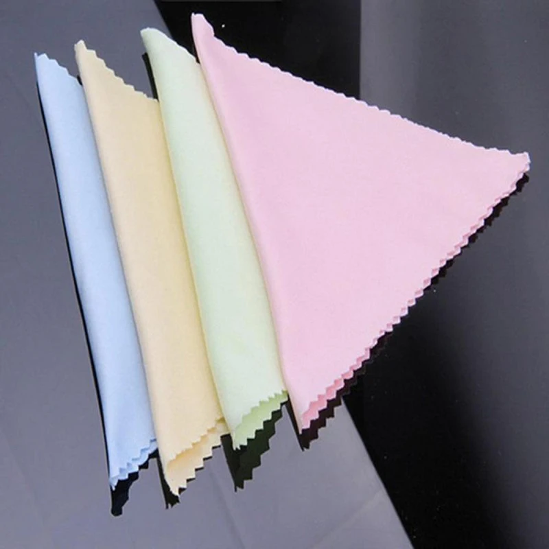 1-10pcs High Quality Chamois Glasses Cleaner Microfiber Cleaning Cloth for Glasses Cloth Len Phone Screen Cleaning Wipes 10x10CM